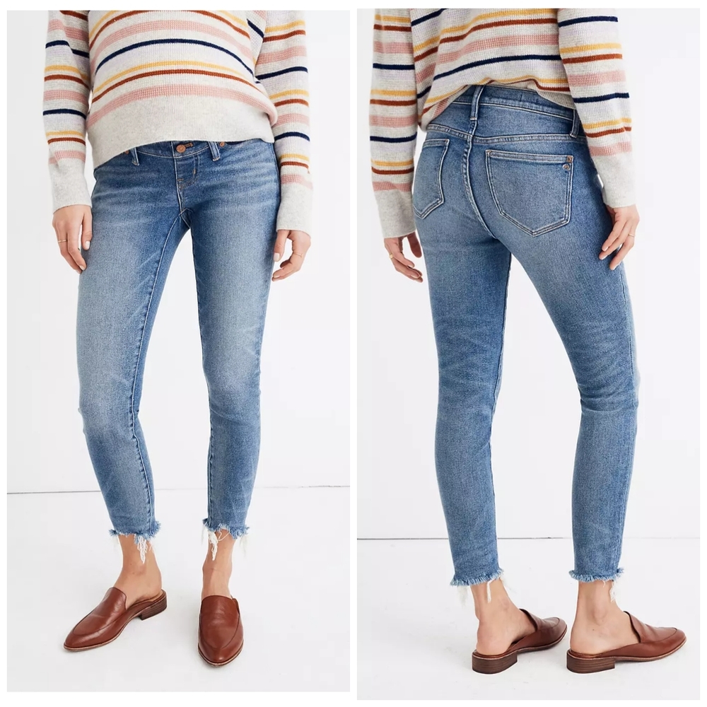 Madewell | Maternity Raw Hem Skinny Jeans